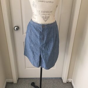 Banana Republic chambray skirt. Size 14